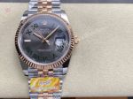 AR Factory Rolex Datejust Dandong 3235 Movement 36mm Grey Face TT RG Band Watch